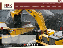 Tablet Screenshot of npk.com.sa